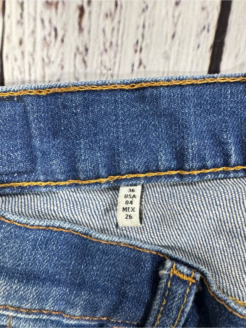 Zara Blue Distressed Boyfriend Jeans - Picture 5 of 8